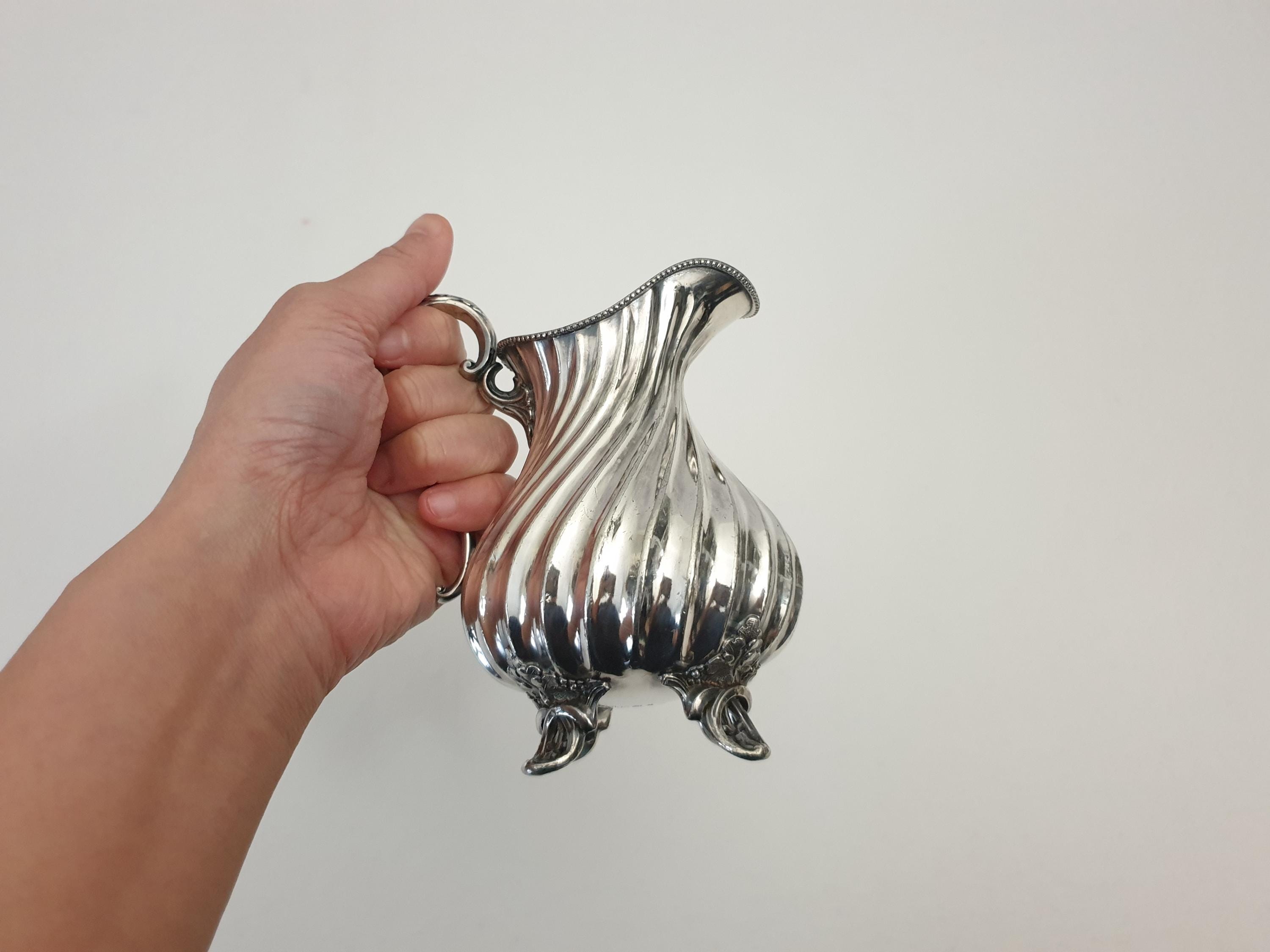 Antique James Dixon & Sons English Victorian Silver Plated Coffee
