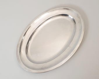 Grand Plateau / Plat Argenté A. Frenais - France - 70x53 Cm - Style LXV - Occasion