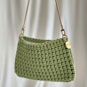 Gehäkelte Henkeltasche • Boho Crochet Bag aus 100% Baumwolle • Gehäkelte Tasche • Sommer Must-Have • Umhängetasche • Geschenkidee • Clutch