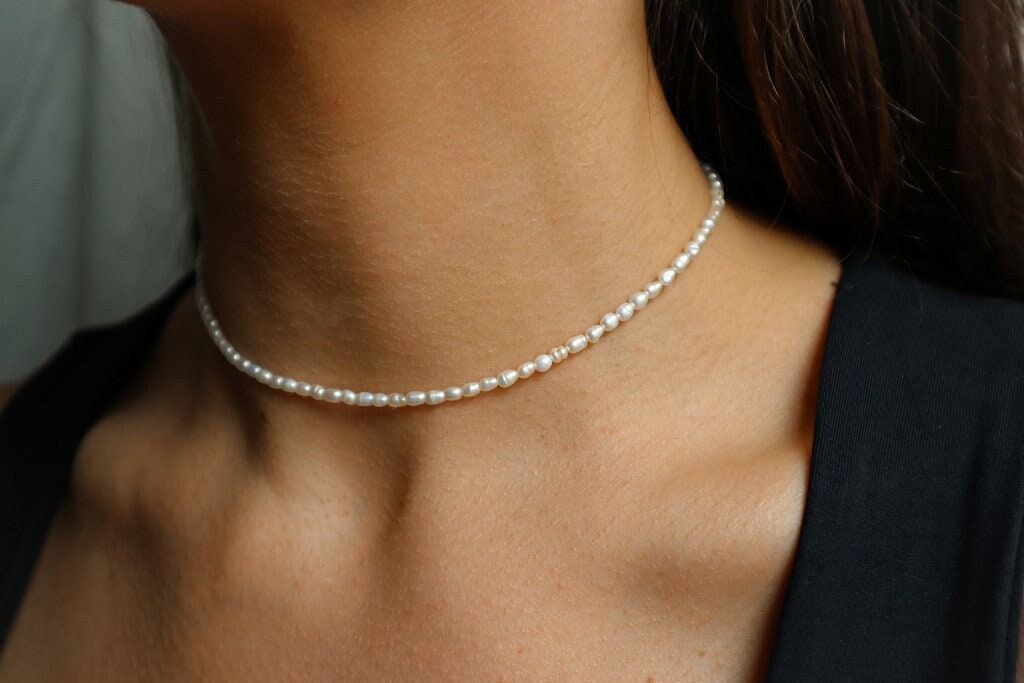 Silver Harper Pearl Necklace | Adornmonde