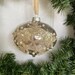 Large Glass Ball Ornament Snowflake With Pearl Like Accents, 4 - Etsy