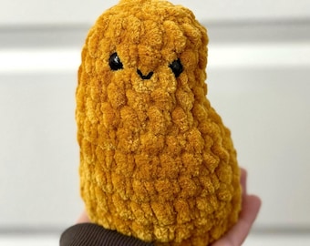 Peluche pépite de poulet au crochet