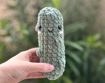Gehäkelte Gurke Plüschhie