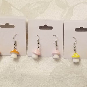 Mushroom Earrings