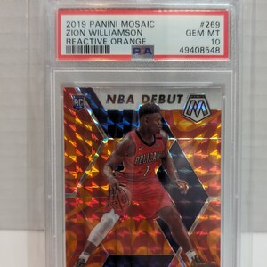 2019-20 Panini Mosaic #209 Zion Williamson Pelicans RC 2019-20 Panini Mosaic #209 Zion Williamson Pelicans RC