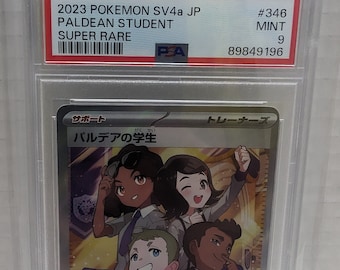 2023 Pokemon Japanese SV4a-Shiny Treasure Paldean Student Super Rare  #349  PSA 9 Mint