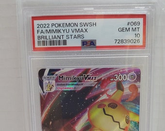 2021 Pokemon Brilliant Stars Fa/mimikyu Vmax #069 PSA 10 Gem