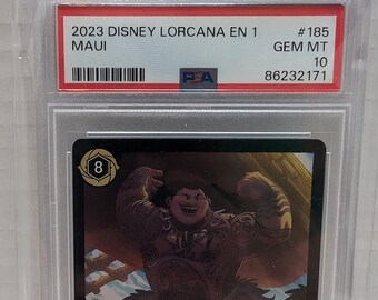 2023 Disney Lorcana the First Chapter Maui Demigod 185 PSA 10 Gem