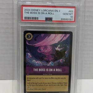 psa 10 lorcana cards D23 Promo Card 2025 Disney Lorcana En 9-fabled