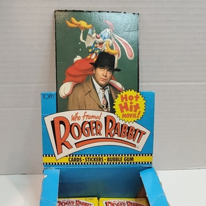 1988 Topps Who Framed Roger Rabbit Cards Trading Cards - 6 Sealed Packs