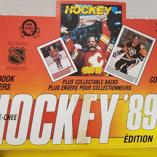 1989/90 O-Pee-Chee Hockey Stickers Complete Box  - 48 Sealed Packs