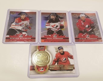 2021/2022 Upper Deck Tim Hortons TEAM CANADA and  Championship Medals Card