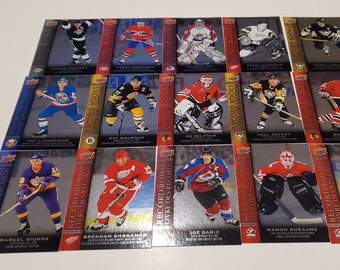 2023 Upper Deck Tim Hortons Legends Hockey Card -  Record Books Set - Pick your  Card