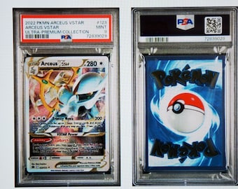 2022 Pokemon Arcus Ultra Premium Collection - Arceus Vstar #123 Metal Card  PSA 9 Mint - Etsy