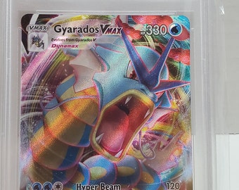 2021 Pokemon Evolving Skies Full Art Gyarados VMAX #29 - PSA