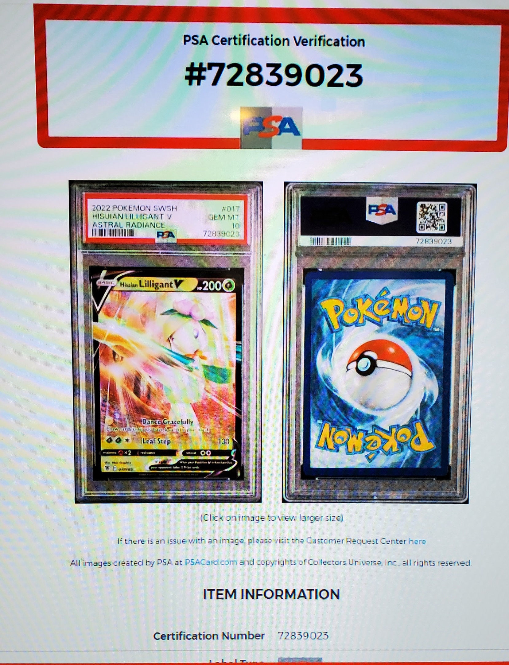 lilligant v pokemon card value Amazon.com: Hisuian Lilligant V - 163/189 - Ultra Rare - Alternate Art -  Sword & Shield main image 1