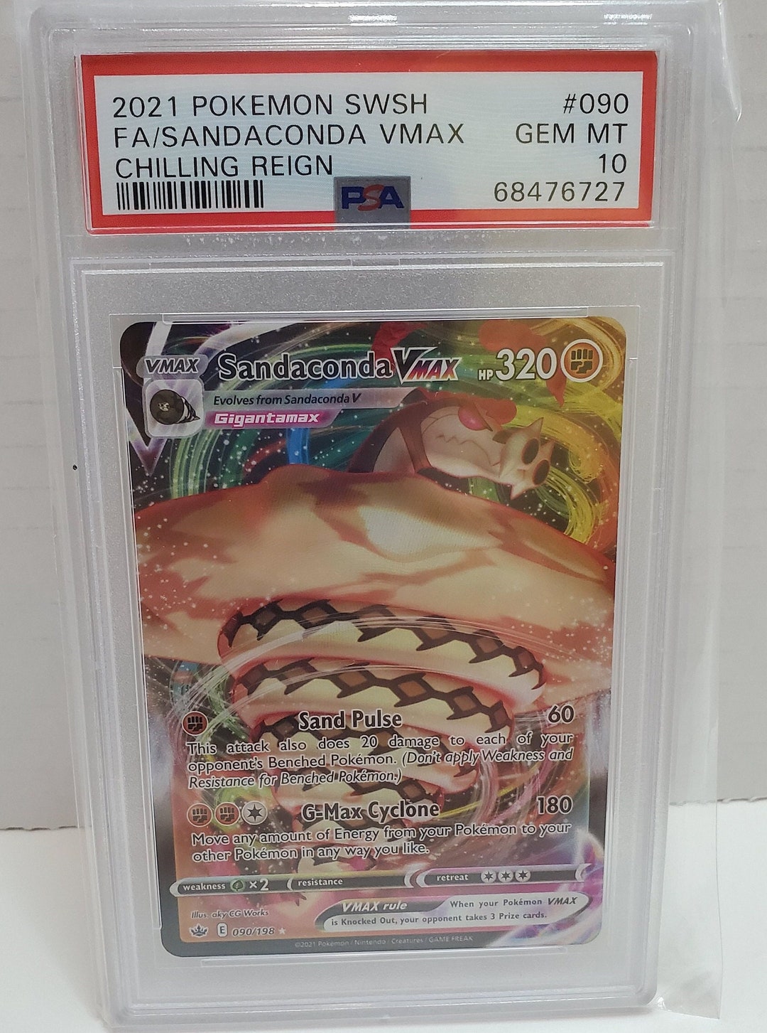 sandaconda pokémon card Pokemon Chilling Reign Sandaconda V #175