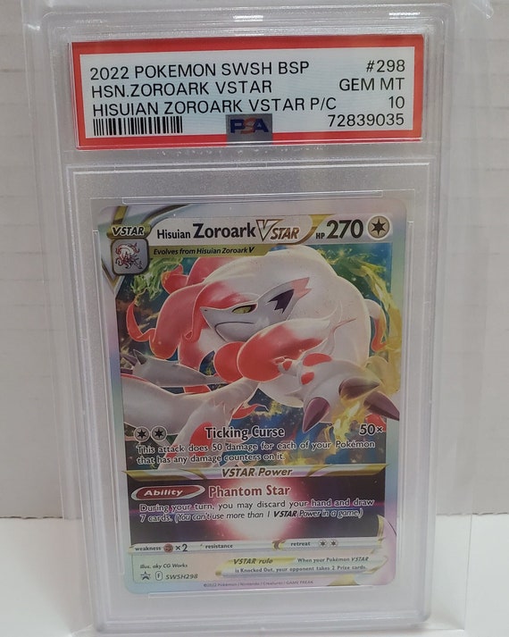 ポケモンカードゲーム 2022 Zoroark VSTAR PSA 10 PSA 10 Hisuian Zoroark VSTAR SAR 234/172 s12a UNIVERSE