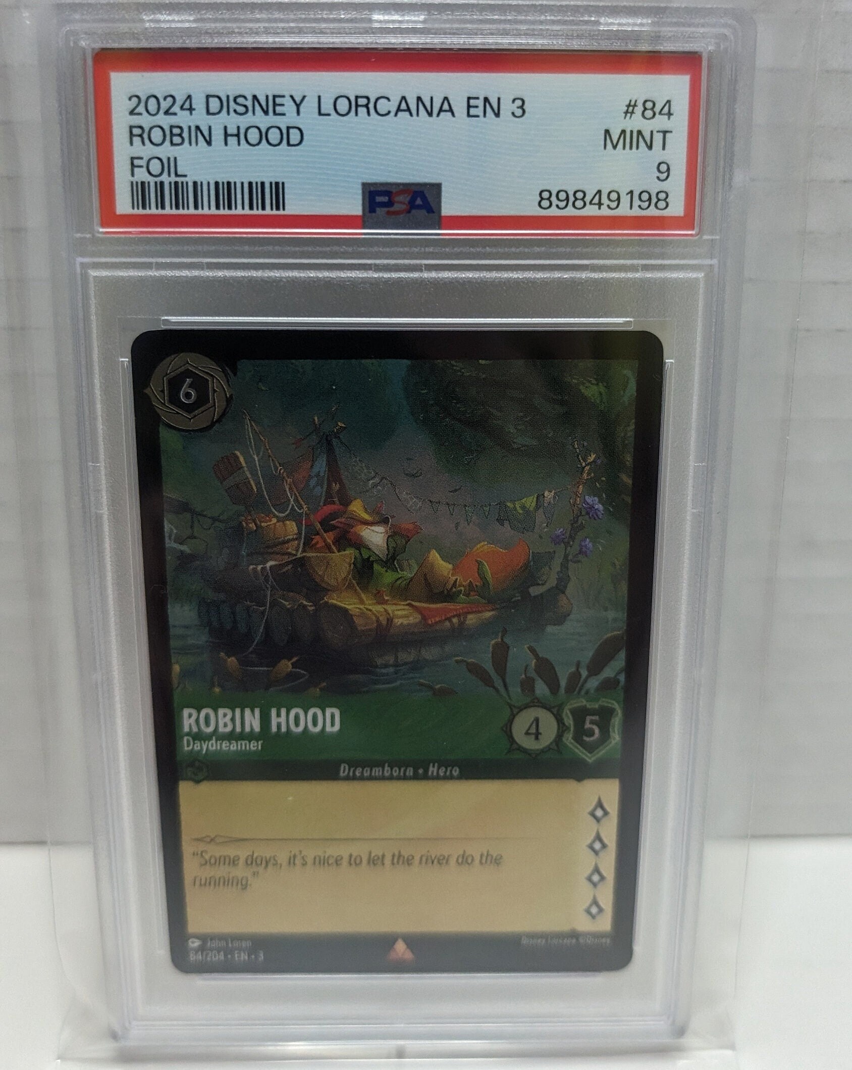 ロルカナ　ロビンフッド　foil 2024 Disney Lorcana EN 3 Into the Inklands Robin Hood Foil