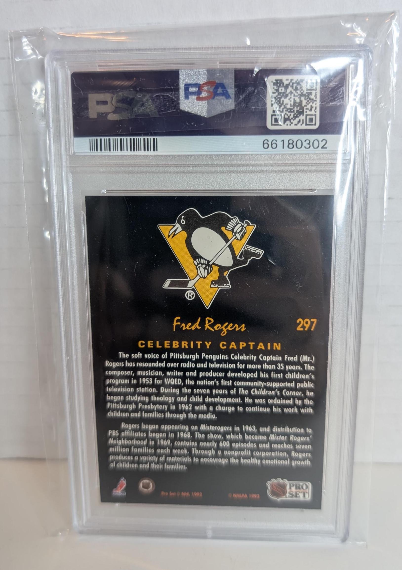 1991/92 Pro Set Platinum Hockey - Mr Rogers - Fred Rogers