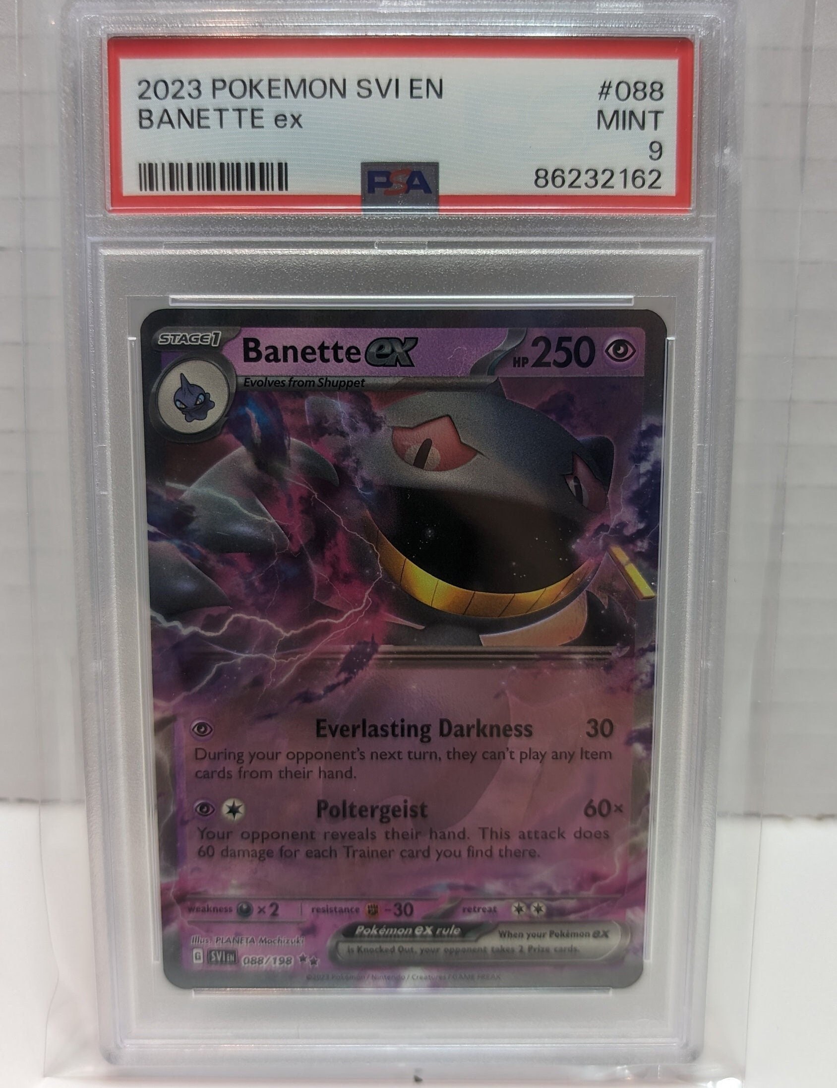 2023 Pokemon Svi En Scarlet & Violet Banette EX #088 PSA 9 Mint - Etsy 2023 Pokemon Svi En Scarlet & Violet Banette EX #088 PSA 9 Mint - Etsy