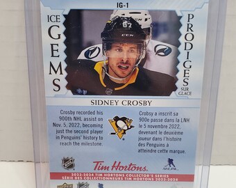 2023/2024 Upper Deck Tim Hortons Hockey Ice Gems Set Pick Your