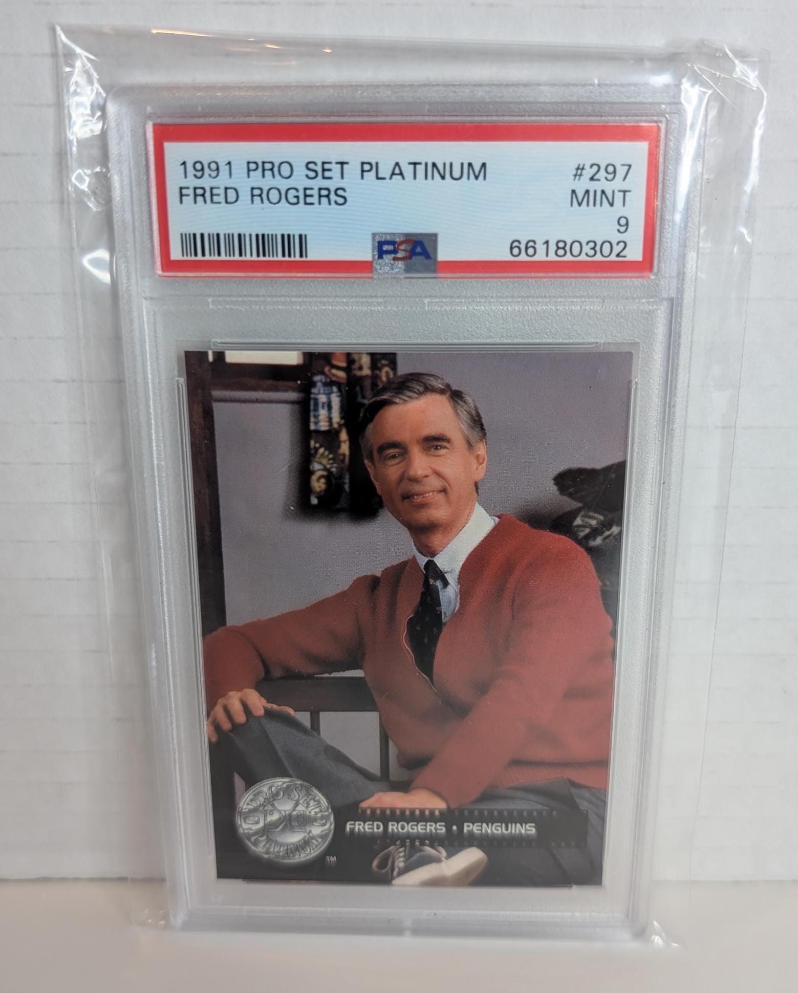 1991/92 Pro Set Platinum Hockey - Mr Rogers - Fred Rogers