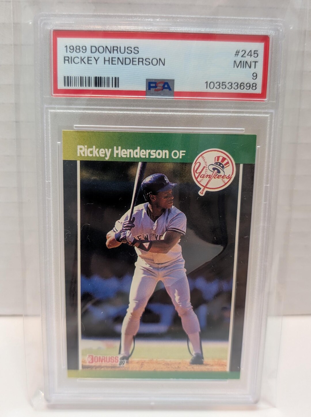 1989 Donruss Baseball Rickey Henderson #245 PSA 9 Mint Oakland Athletics - Etsy 1989 Donruss Baseball Rickey Henderson #245 PSA 9 Mint Oakland Athletics - Etsy