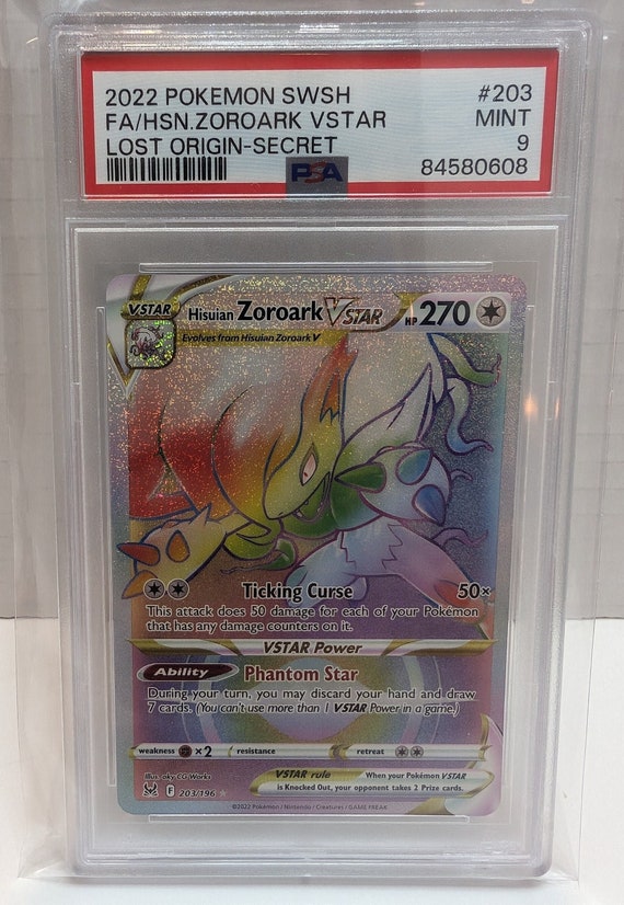 2022 Pokemon Lost Origin Secret Full Art/hsn.zoroark Vstar #203 PSA 9 MINT - Etsy 2022 Pokemon Lost Origin Secret Full Art/hsn.zoroark Vstar #203 PSA 9 MINT - Etsy