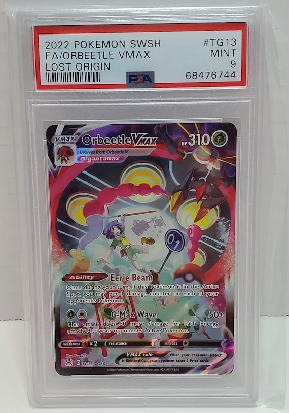 2022 Pokemon Lost Origin Orbeetle VMAX Full Art TG13 PSA 9 MINT - Etsy 2022 Pokemon Lost Origin Orbeetle VMAX Full Art TG13 PSA 9 MINT - Etsy
