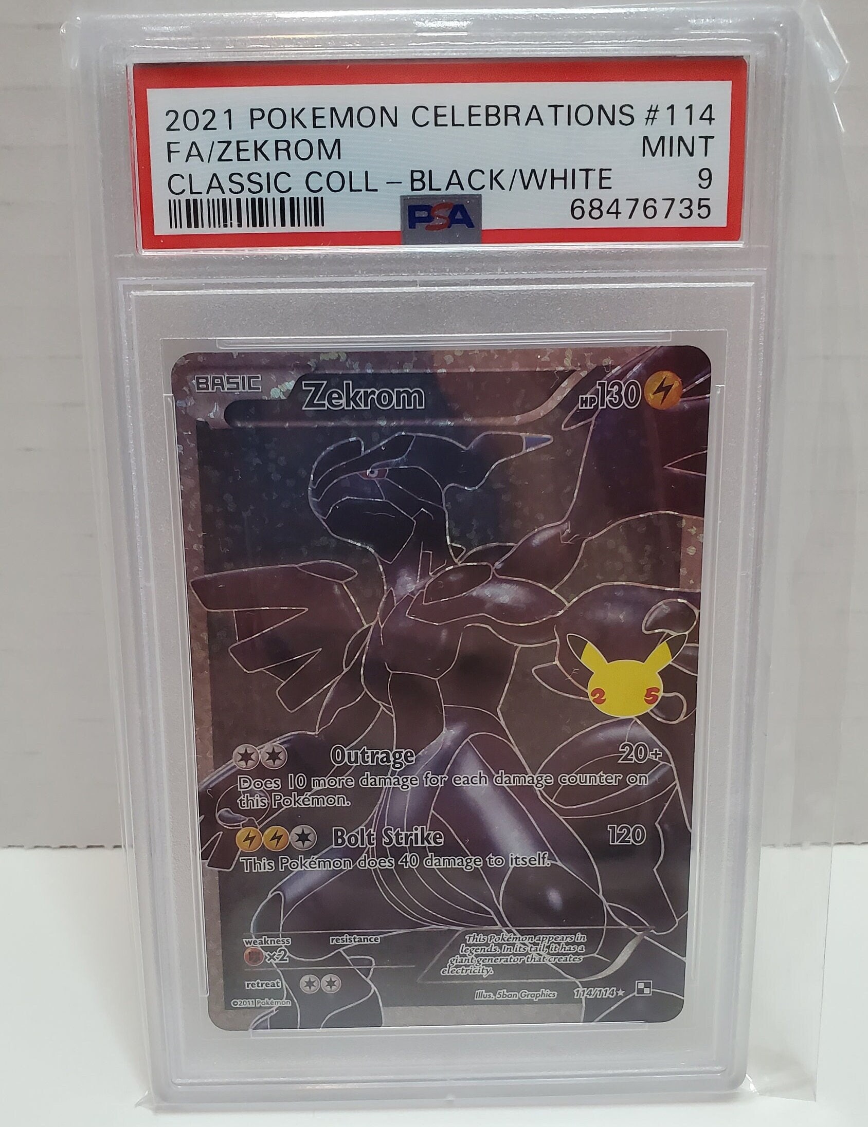 Pokemon - Zekrom (114) - Black and White - Holofoil