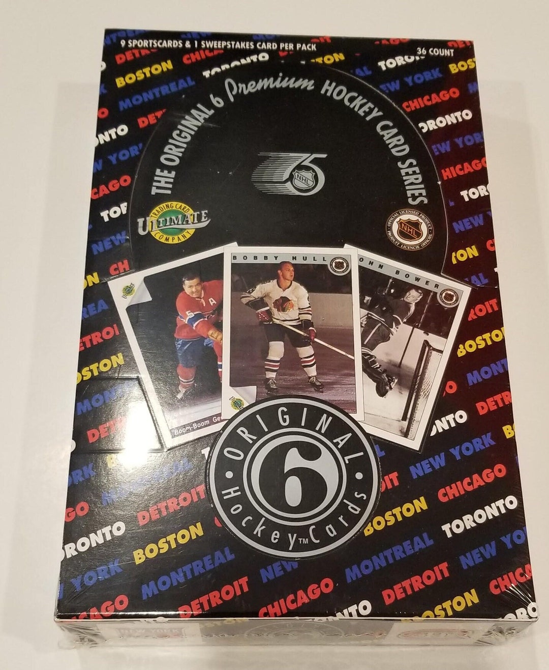 1991/92 Ultimate Original 6 Hockey Card Box Sealed Etsy