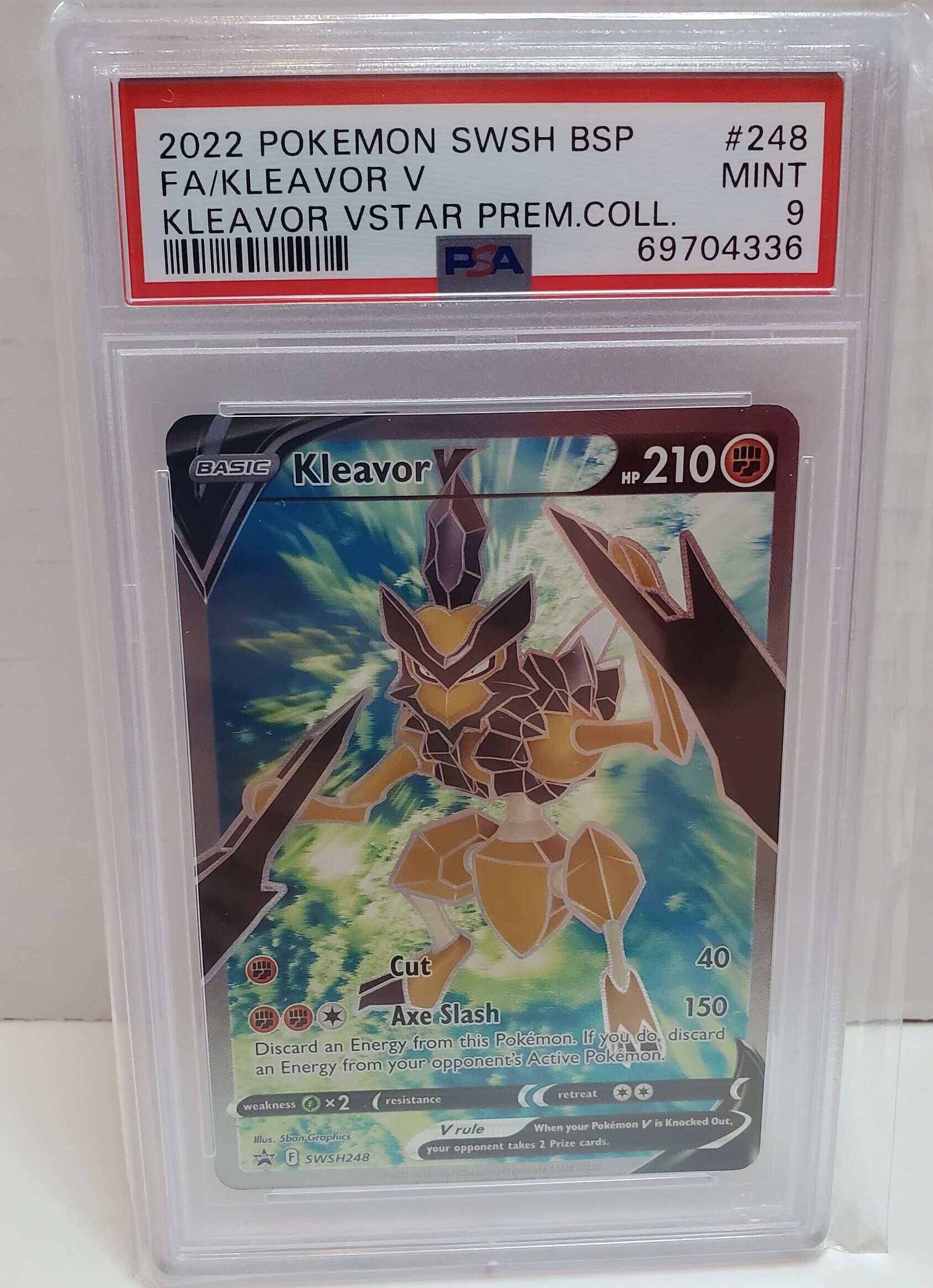 コリンシアン Pro stars select 500 CANNAVARO 2022 Pokemon SWSH Black Star Promo Kleavor V Full Art #248