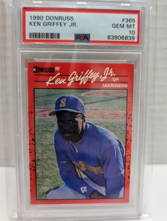 ken griffey jr rookie card graded 10 1990 Topps #336 Jr. All-Star PSA Baseball MLB GEM MT MINT : Everything Else This card would make a great addition to any sports memorabilia collection!. 1992 Topps Ken Griffey Jr.