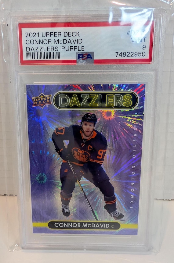 2021 Upper Deck Dazzlers Purple Connor Mcdavid#dz-19 Mint 9 Mint