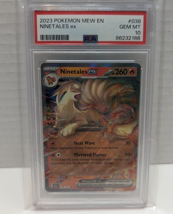 2023 Pokemon MEW En Ninetales EX #038 PSA 10 Gem Mint - Etsy