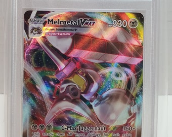 2021 Pokemon GO Full Art Melmetal Vmax 048 PSA 10 Gem Mint - Etsy