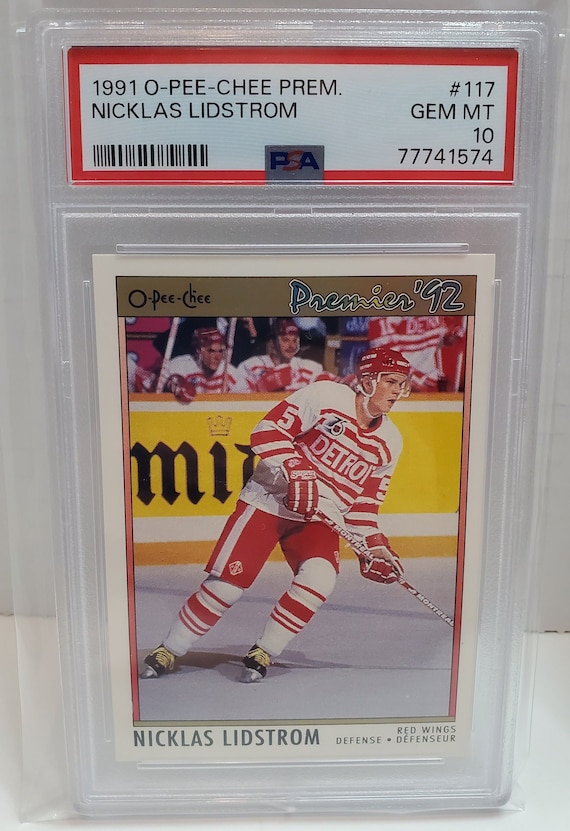 1991/92 O-pee-chee Premier Hockey - Nicklas Lidstrom Rookie