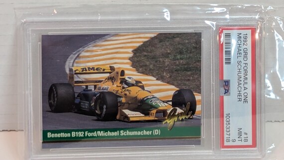 1992 Grid Motorcard Formula 1 Michael Schumacher #18 Rookie 1992 Grid Motorcard Formula 1 Michael Schumacher #18 Rookie
