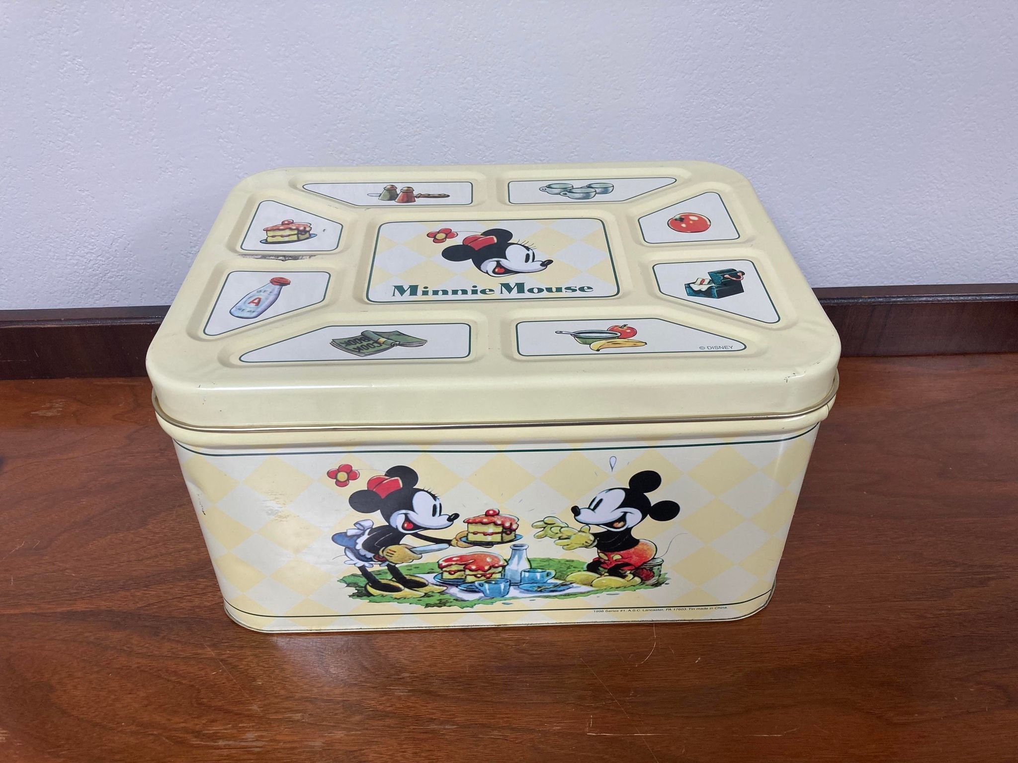 Mickey Mouse Tin Box Etsy