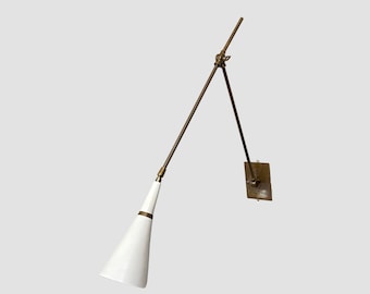 1 Light - Sputnik Fixture  Kitchen Light  Italian Design Wall Sconce Mid century Light  Wall Light Dual Color Raw Brass