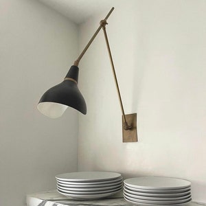 1 Light - Sputnik Fixture Kitchen Light Italian Design Wall Sconce Mid century Light Wall Light Dual Color Raw Brass