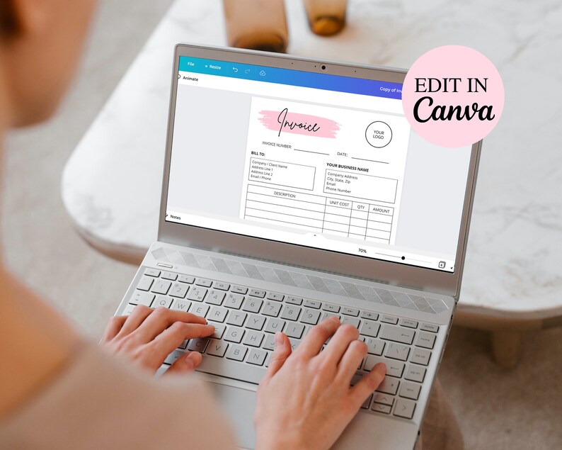 Editable Invoice Template