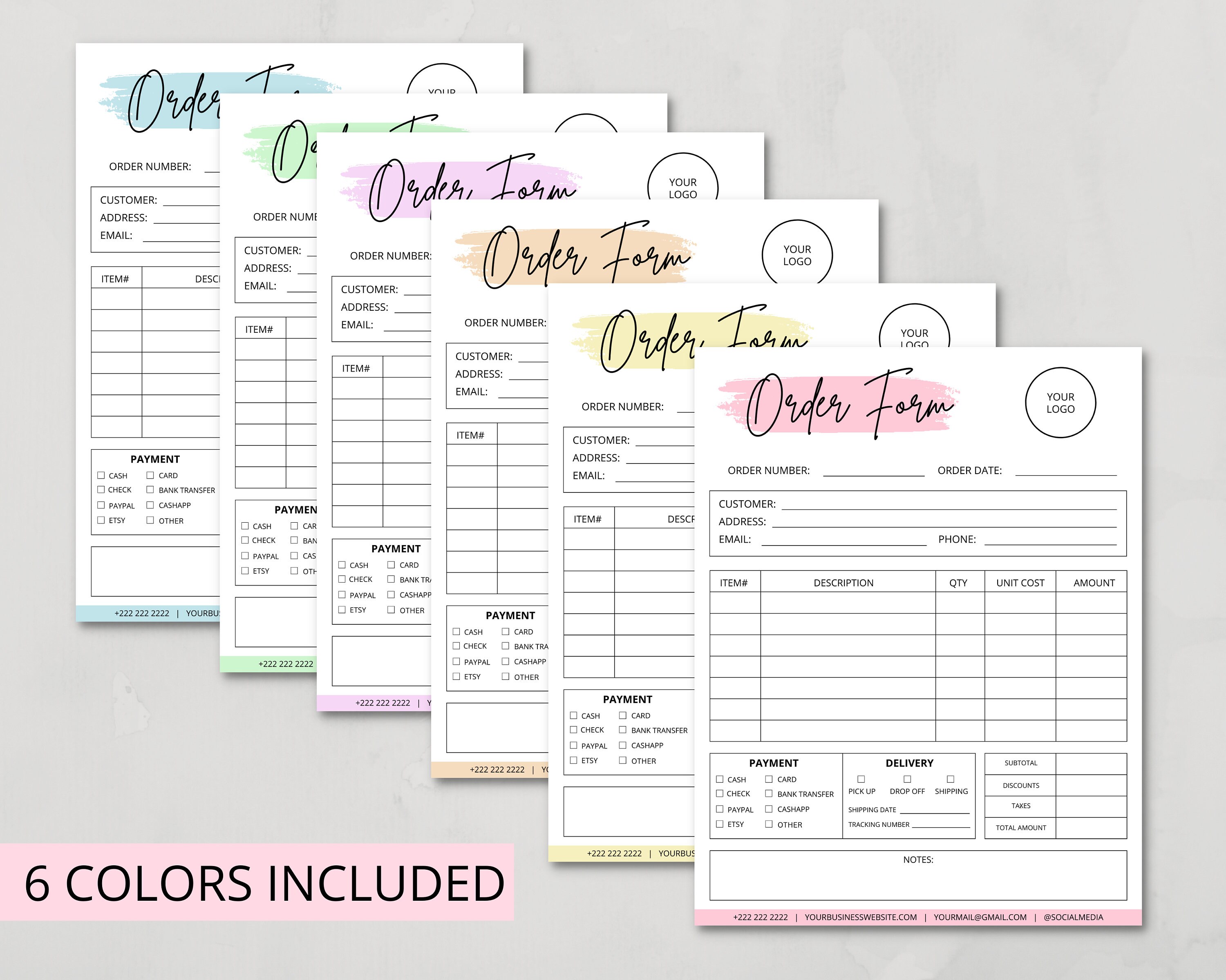 Work Template Bundle Etsy Work Template Bundle Etsy