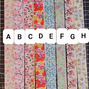 Variety Floral Lanyard 16.5&quot; -18&quot; With D Ring.