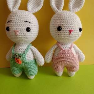 Crochet Rabbit Toys | Handmade Toys |  Newborn Gift | First Baby Toys | Baby Cuddle Toy | Baby Shower Gift | Bunny Toy Keepsake Toys