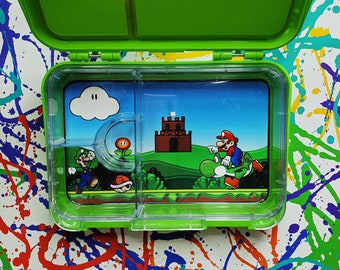 Mario, animals, personalized, lunch box insert, lunch box, lunch box