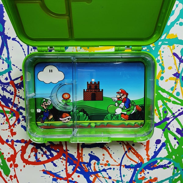 Mario, Tiere, Personalisiert , Lunchboxeinlage , Lunchbox , Brotdose