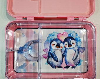 Pinguin, Personalisiert , Lunchboxeinlage , Lunchbox , Brotdose
