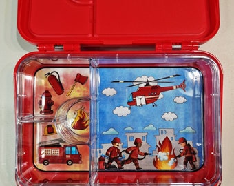 Feuerwehr, Personalisiert , Lunchboxeinlage , Lunchbox , Brotdose